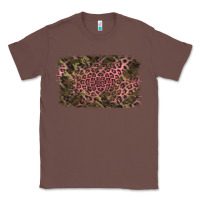 Chestnut Camouflage Pink Leopard Background Classic Tee - Jasminsmagicworld