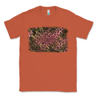 Copper Camouflage Pink Leopard Background Classic Tee - Jasminsmagicworld