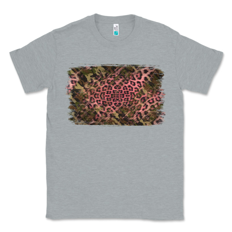 Camouflage Pink Leopard Background Classic Tee by Jasminsmagicworld | Teevron