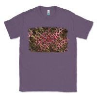 Lavender Camouflage Pink Leopard Background Classic Tee - Jasminsmagicworld