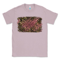 Lilac Camouflage Pink Leopard Background Classic Tee - Jasminsmagicworld