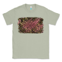 Matcha Camouflage Pink Leopard Background Classic Tee - Jasminsmagicworld