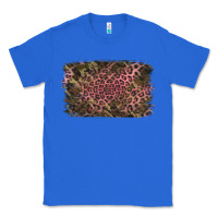 True Royal Camouflage Pink Leopard Background Classic Tee - Jasminsmagicworld