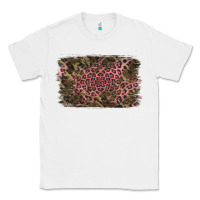 White Camouflage Pink Leopard Background Classic Tee - Jasminsmagicworld