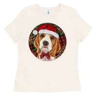 Bone beagle christmas ornament Ladies Tee - RanaPortraitStore