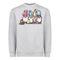 Heather Grey easter bunny gnomes Heavyweight Sweatshirt - Jasminsmagicworld