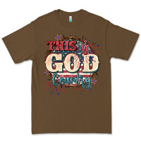 Cacao This is god country 4th of july Premium Tee - CowGirlArtShop
