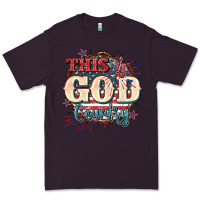Plum This is god country 4th of july Premium Tee - CowGirlArtShop