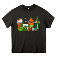Asphalt camping coffee cups Heavy Core Tee - Zillion Design Studio