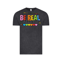 Vintage Black be real not perfect Vintage Tee - NancyCooperArtShop