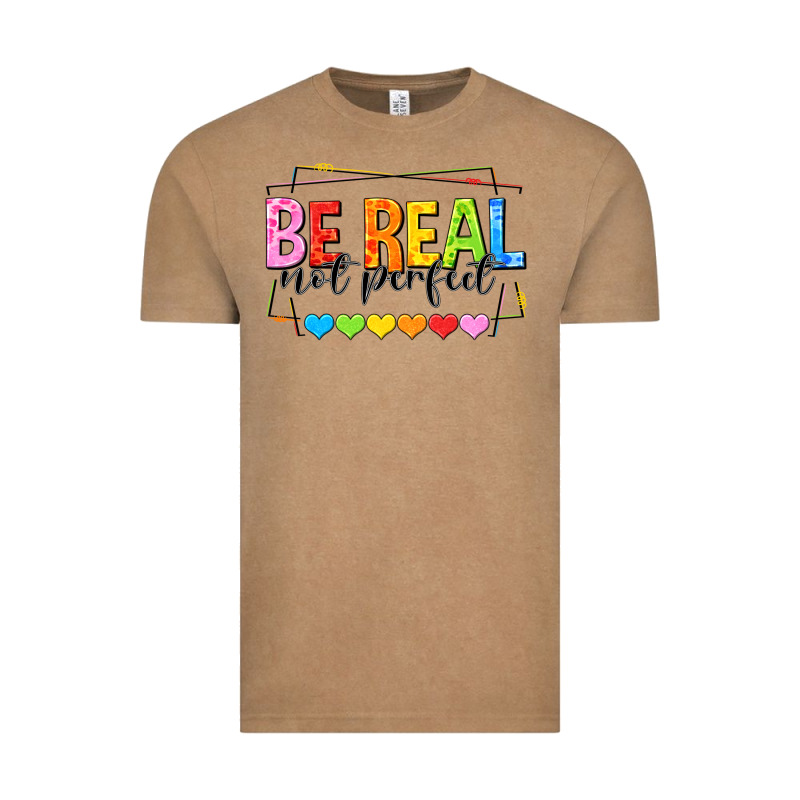 Be Real Not Perfect Vintage Tee by NancyCooperArtShop | Teevron