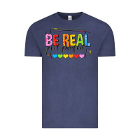Vintage Denim be real not perfect Vintage Tee - NancyCooperArtShop