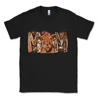 Black Rodeo Mom Cow Classic Tee - CowhideDigitalArt