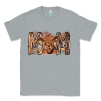 Heather Grey Rodeo Mom Cow Classic Tee - CowhideDigitalArt