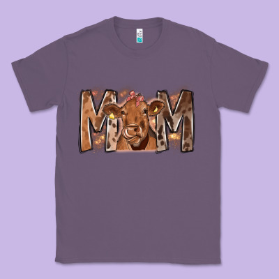 Rodeo Mom Cow Classic Tee Designed By Cowhidedigitalart