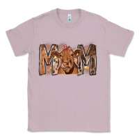 Lilac Rodeo Mom Cow Classic Tee - CowhideDigitalArt