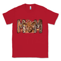 Red Rodeo Mom Cow Classic Tee - CowhideDigitalArt