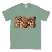 Sage Rodeo Mom Cow Classic Tee - CowhideDigitalArt