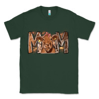 Sports Green Rodeo Mom Cow Classic Tee - CowhideDigitalArt