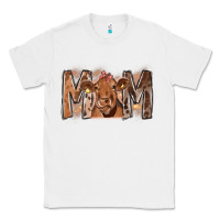 White Rodeo Mom Cow Classic Tee - CowhideDigitalArt