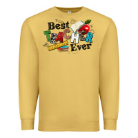 Antique Gold best teacher ever Premium Sweatshirt - NancyCooperArtShop