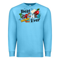 Ocean Blue best teacher ever Premium Sweatshirt - NancyCooperArtShop