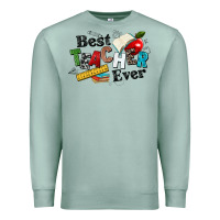 Seafoam best teacher ever Premium Sweatshirt - NancyCooperArtShop