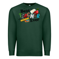 Sports Green best teacher ever Premium Sweatshirt - NancyCooperArtShop