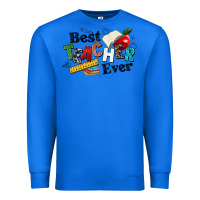 True Royal best teacher ever Premium Sweatshirt - NancyCooperArtShop