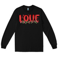 Black love valentine s day Long Sleeve Tee - MaliasSmallBusiness