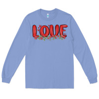 Colony Blue love valentine s day Long Sleeve Tee - MaliasSmallBusiness