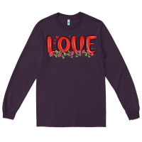 Plum love valentine s day Long Sleeve Tee - MaliasSmallBusiness