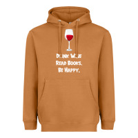 Meerkat drink wine, read books, be happy Heavyweight Hoodie - Bettercallsaul