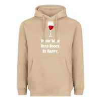 Mushroom drink wine, read books, be happy Heavyweight Hoodie - Bettercallsaul