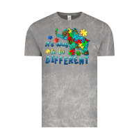 Cloud Rock it's okay to be different elephant autism awareness Vintage Tee - BarkalooDesign