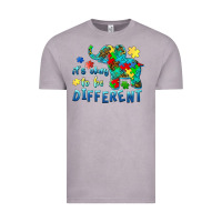 Vintage Zinc it's okay to be different elephant autism awareness Vintage Tee - BarkalooDesign