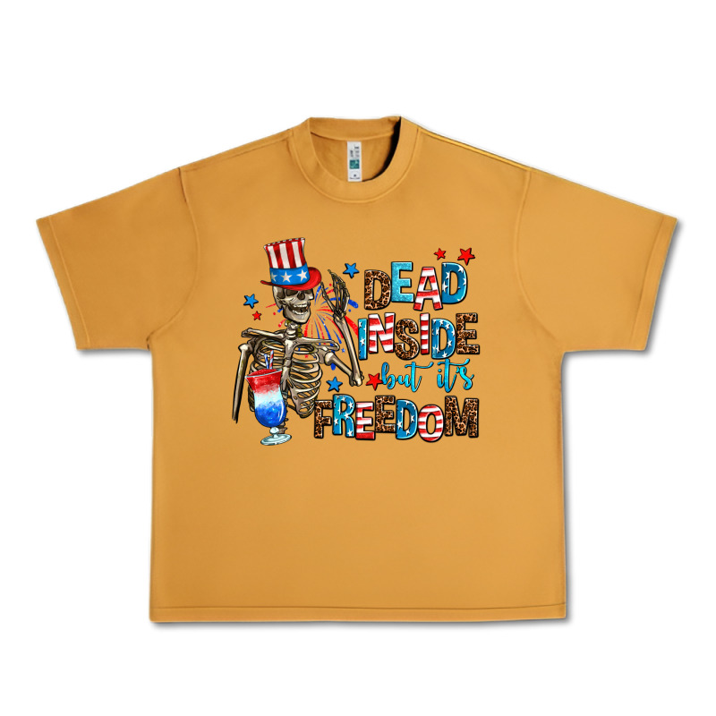 Dead Inside But Its Freedom Urban Heavy Tee by AdoDesignShop | Teevron