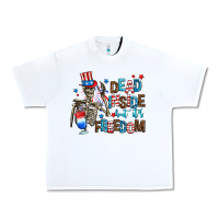White dead inside but its freedom Urban Heavy Tee - AdoDesignShop