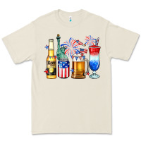 4th Of July American Drinks Premium Tee | Teevron