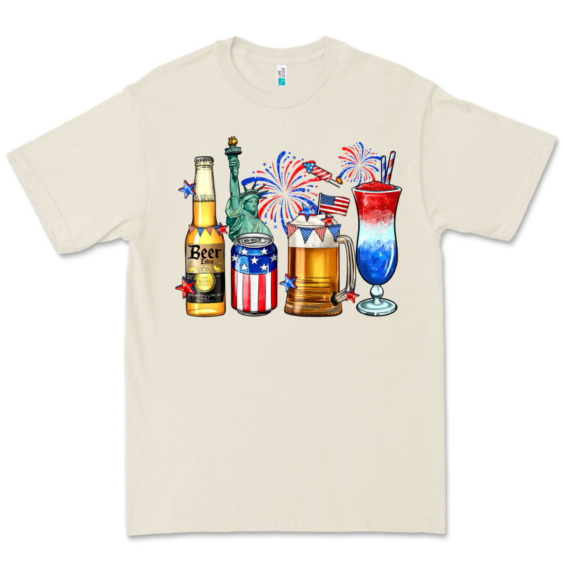 4th Of July American Drinks Premium Tee by Neo Western | Teevron