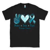 Black Peace Love Cure Ovarian Cancer Classic Tee - Jasminsmagicworld