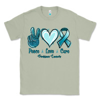 Matcha Peace Love Cure Ovarian Cancer Classic Tee - Jasminsmagicworld