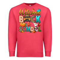 Cardinal welcome back to school fall Premium Sweatshirt - texasbilliewilder