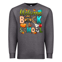 Charcoal Heather welcome back to school fall Premium Sweatshirt - texasbilliewilder
