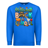 True Royal welcome back to school fall Premium Sweatshirt - texasbilliewilder