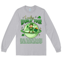 Moon Dust lucky world tour st. patrick's day Long Sleeve Tee - MaliasSmallBusiness