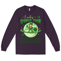 Plum lucky world tour st. patrick's day Long Sleeve Tee - MaliasSmallBusiness