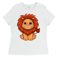 White lion Ladies Tee - texasbilliewilder