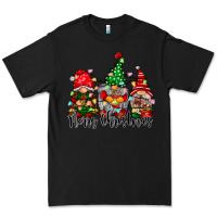 Black merry christmas gnomes Premium Tee - CowhideDigitalArt