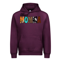 Mauve Wine Blessed Momma Urban Hoodie - CowCowDesign